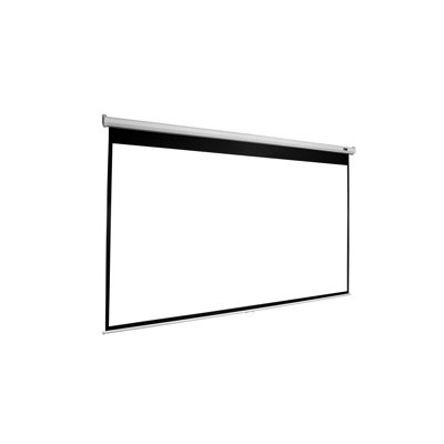 Manual B Series 80" diag. 16:9 white case Wall/ Ceiling Projector Screen