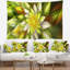 Tapisserie fleur jaune fractale floral-28494302