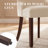 Parsons Upholstered Dining Chair Tufted  Soild Wood Side Chair-312710352