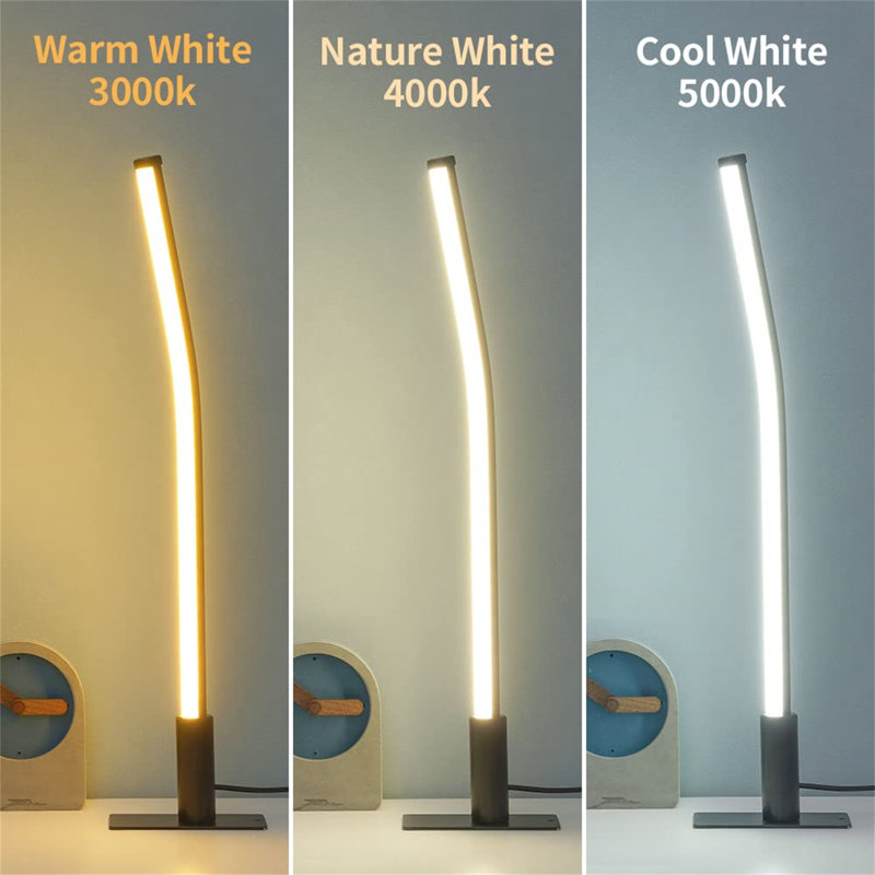 Azfar Bedside Lamp,Touch Control LED Table Lamp,Dimmable Desk Light 3 Light Colors 9 Brightness, Creative Stylish Minimalist Design Bedside Reading Lamp For Bedroom, Bedside, Home