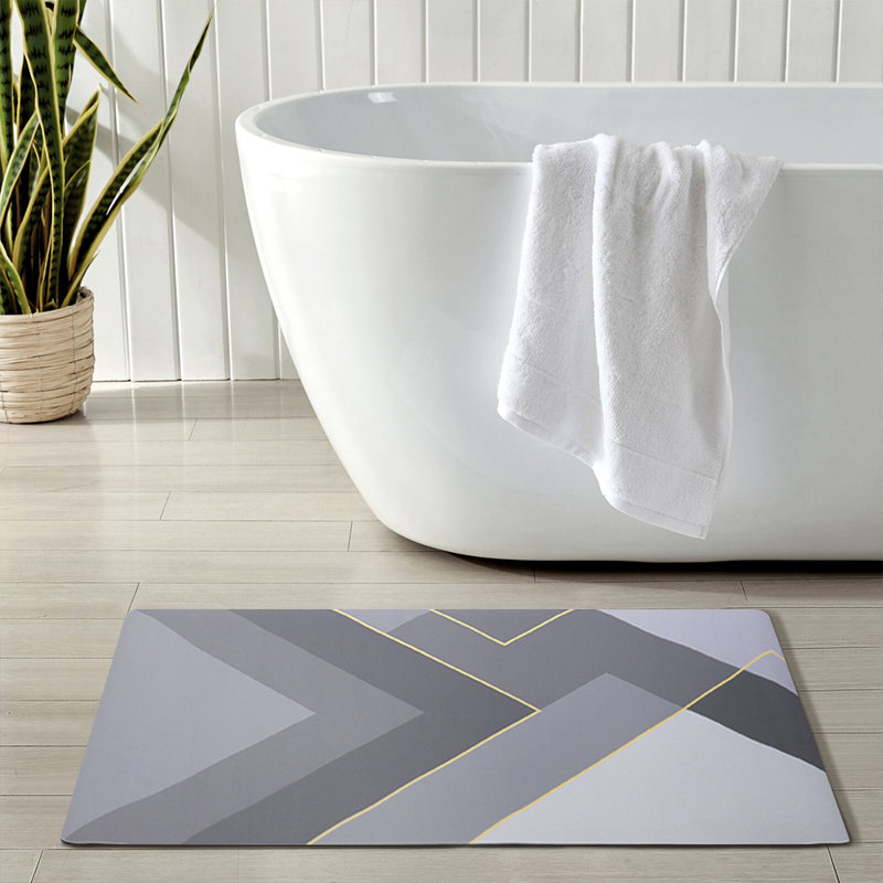 Mandish Memory Foam Non-Slip Bath Mat