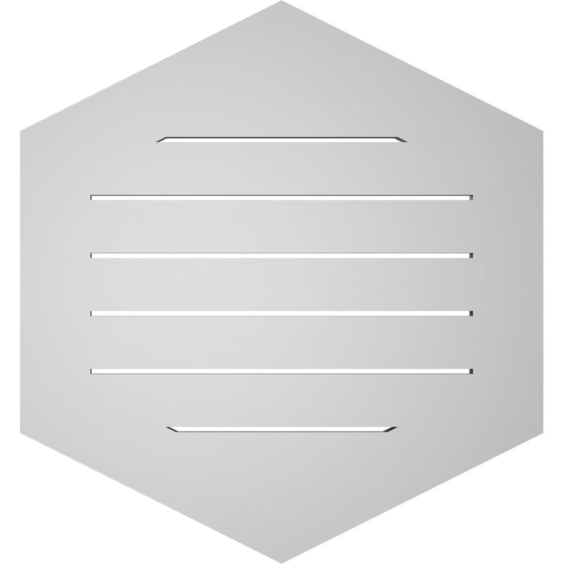 Pente verticale verticale en uréthane 6 pi, 1" H x 26" W x 28" L