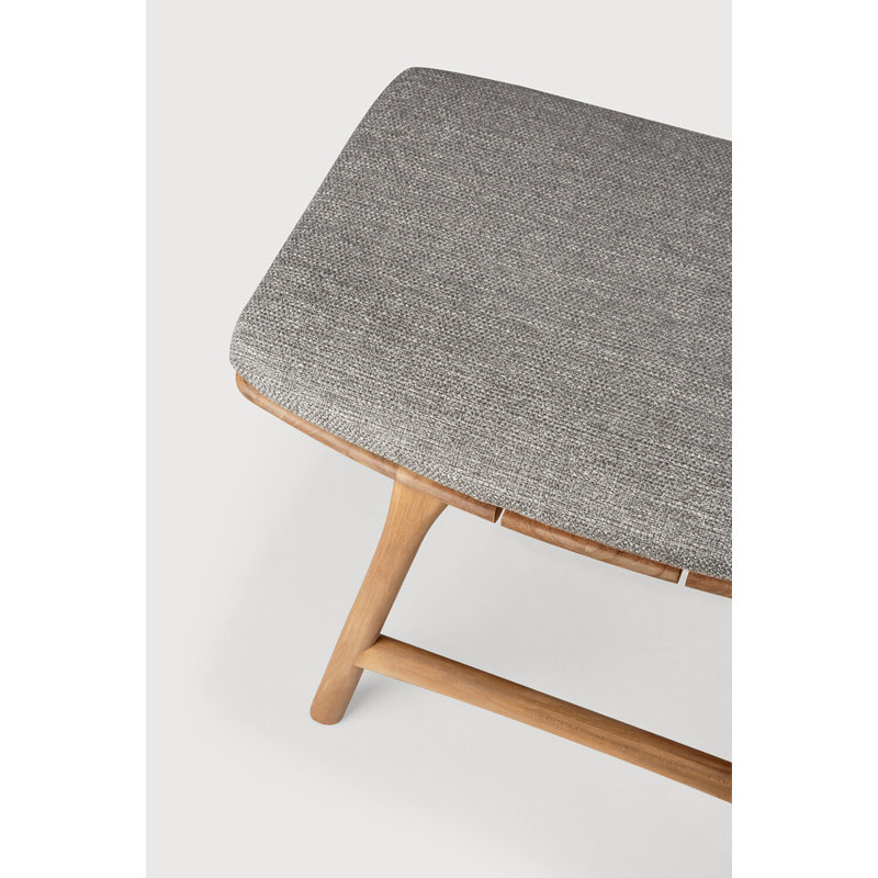 Osso Outdoor Teak Bar Stool, Mocha