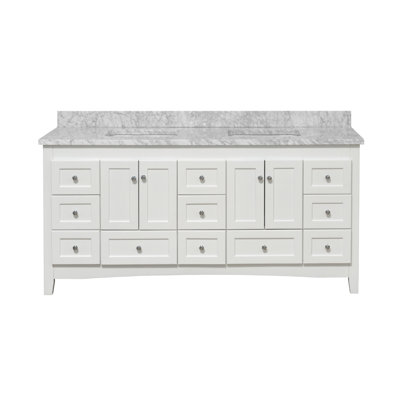 Ensemble de meuble-lavabo double 72 po Edber