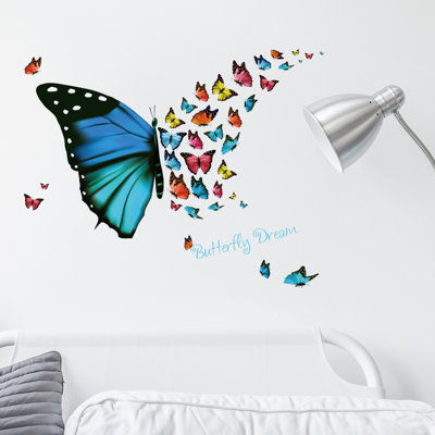 Décalcomanie murale rêve de papillon