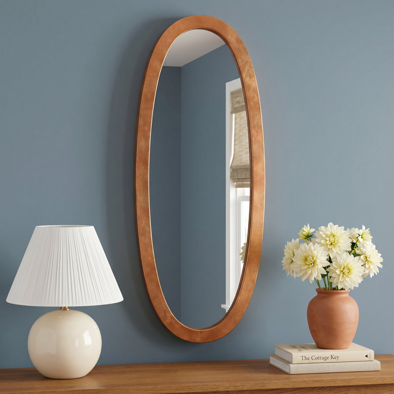 Jay Metal Oval Wall Mirror