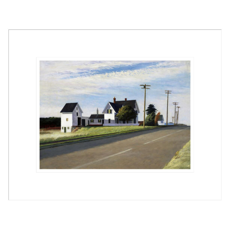 «Route 6 Eastham» par Edward Hopper, impression giclée sur cadre, H 13,66 po x l 16,75 po