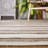 Andreucci Hand Loomed Wool/Cotton Striped Rug in Natural/Ivory-888337372
