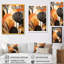 Impression sur toile Funky Foliage In Terracotta I sur toile-293609742-293609728