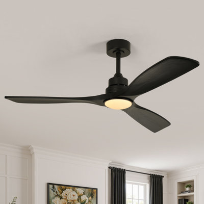 Karlena 52'' Ceiling Fan with LED Lights and Remote Control