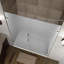 Nautis 31" W x 72'' H Hinged Frameless Shower Door-17315402