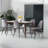 Noelle 18'' H Fabric Upholstered Metal Side Chair-840359984
