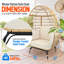 Chaise de patio avec coussins Alyssha-865299298