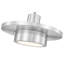 Luminaire suspendu nickel brossé 1 lumière Ludo-123223116