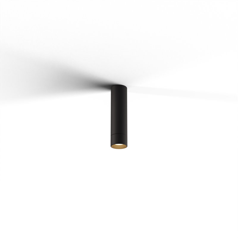 1 - Light LED Pendant, Matte Black