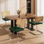 Chaise en bois massif vert