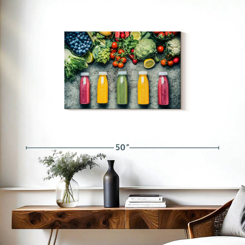 Yarlin Fresh Fruit Juices, 20" H x 30" W