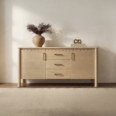 Buffet 3 tiroirs Aaryahi Robbie Naturel