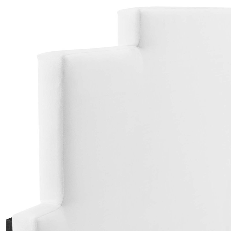 Modway Kasia Performance Velvet Headboard, King, White