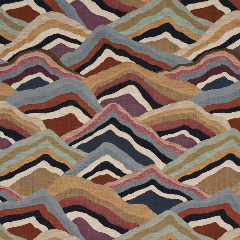 Tissu Avala Hills, Rouge