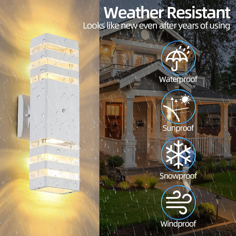 White Outdoor Light