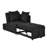 Convertible Sleeper Sofa Chair Adjustable Backrest Recliner With Pullout Sofa Bed With Wheels, Modern Linen Fabric For Living Room For Tight Spaces-335820686