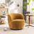Nen Boucle Swivel Barrel Chair-958135546