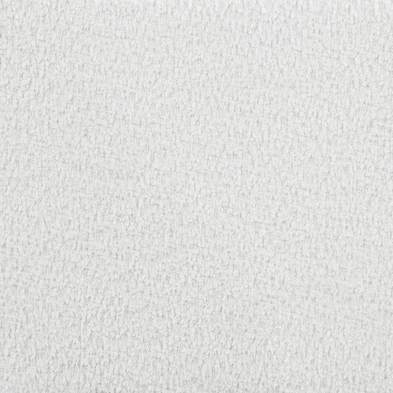 Lit de jour simple avec lit gigogne - rembourré blanc, style moderne, tissu bouclé, idéal pour un séjour d'une nuit, rembourré, texturé, pouvant accueillir des invités supplémentaires