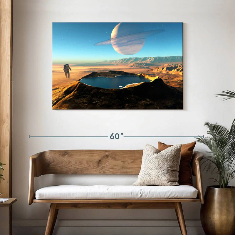 Kelan Space Crater, 30" H x 45" W