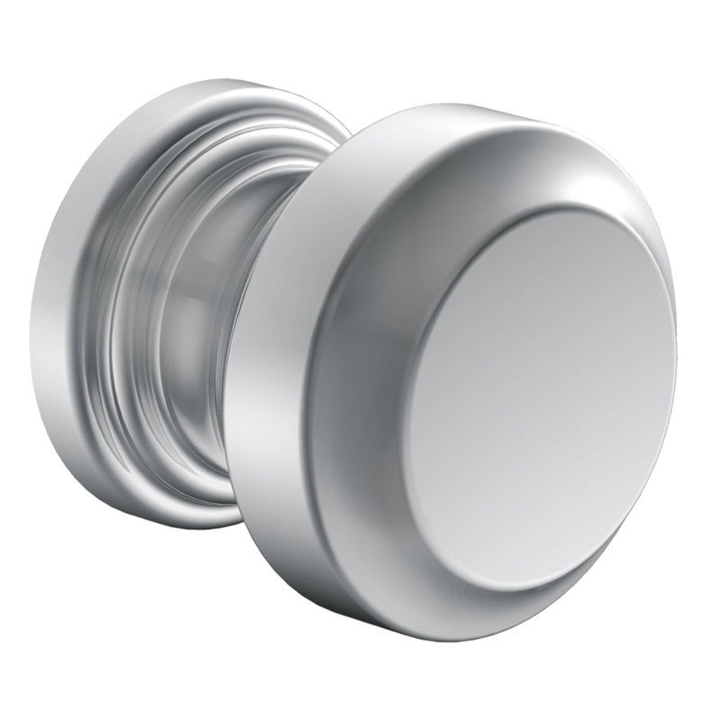 Bouton en forme de champignon de 15/16 de pouces de diamètre Rothbury, Chrome