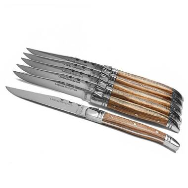 French Home Laguiole Connoisseur Assorted Wood 7 Piece Steak Knife Set -  Yahoo Shopping