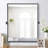 Elegant Bathroom Mirror With Scalloped Design And Rotating Function