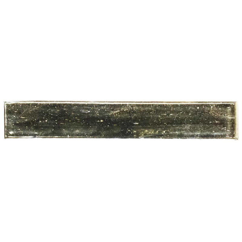 Komorebi 2x12 Brick Polished Glass Subway Tile, Rainforest Dew