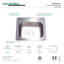 Kingston Brass Studio 25-Inch Stainless Steel Self-Rimming 1-Hole Single Bowl Drop-In Kitchen Sink