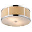Plafonnier semi-encastré tambour 2 lumières Fender-29440810