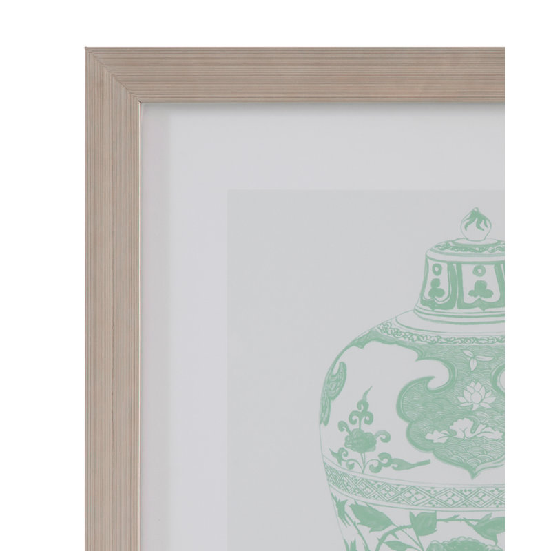 Mint Vases I Framed Print