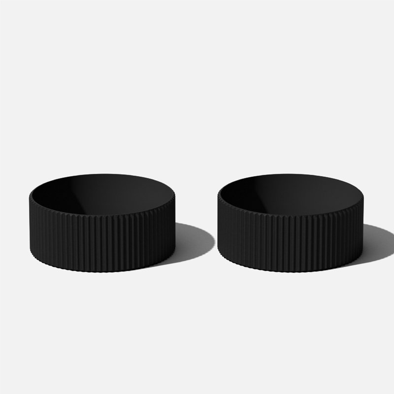 Ensemble de 5 bols Veradek Mod Series - ensemble de 2, Noir