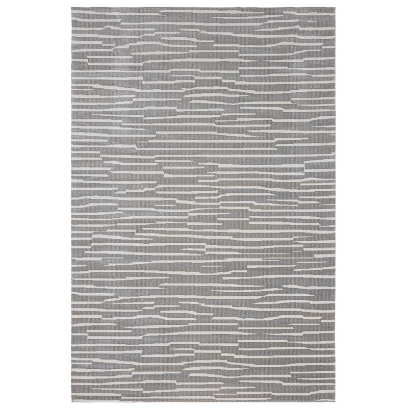Kemorah Striped Indoor Rug, Rectangle 5'3" x 7'7"
