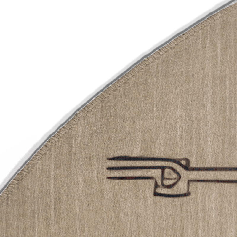 Heritage Horizon Indoor And Outdoor Area Rug, Round 5'