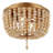 Ohlone Farmhouse Wood Beaded/Metal LED Flush Mount-70777070-123703379