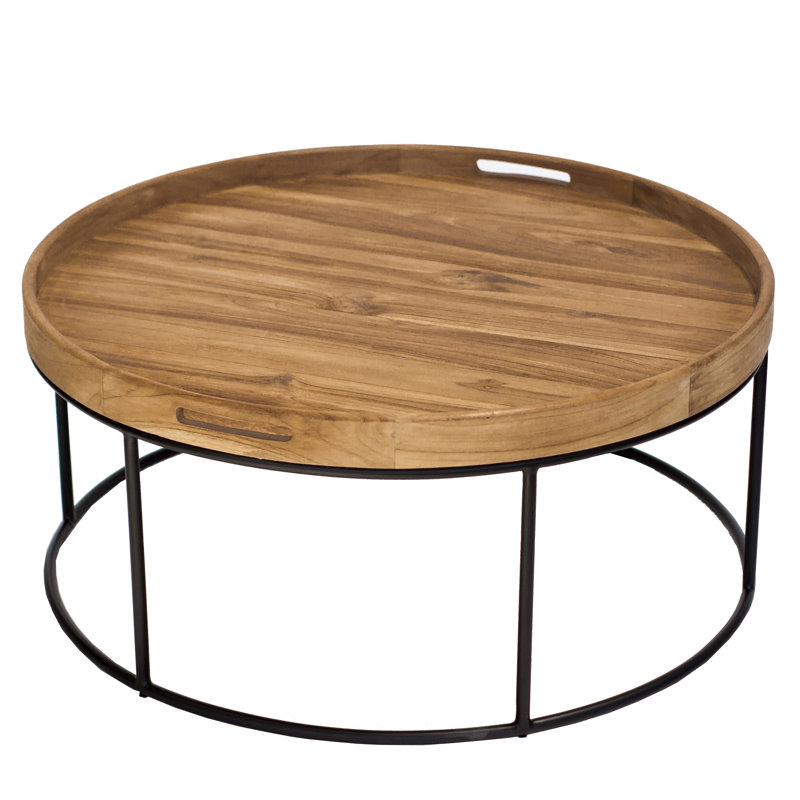 Davisson Solid Wood Top Coffee Table