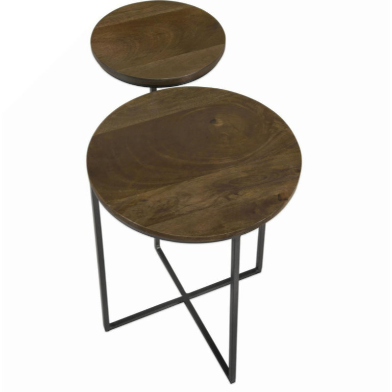 Table basse moderne à 2 niveaux