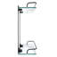 Étagère murale double en verre 13,75 "azaela-596420589