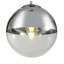 Saundra 1 - Light Matt Brushed Nickel Sphere Pendant-32703431