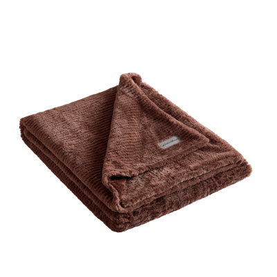 Eddie Bauer Ultra Lux Plush Solid Throw Blankets