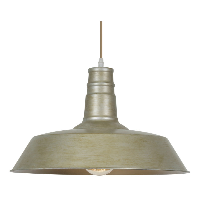 1 - Light Dome Pendant, Champagne