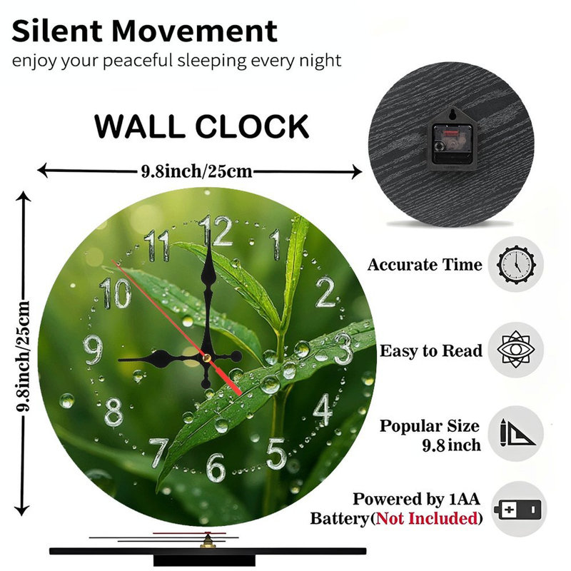 Horloge murale Nature