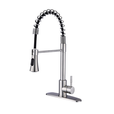 Commercial Kitchen Sink Faucet With Deck Plate