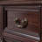 Dark Walnut Solid Wood Accent Cabinet