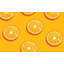 Murale pelez et collez de qualité supérieure - Motif de tranches d'orange-474345729